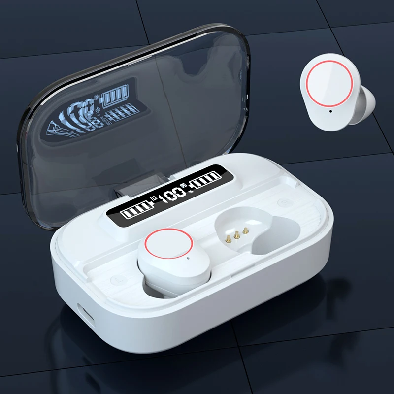 

2021 Hot Seller Audifonos Inalambricos with 2000mAh Charging Case G05 Earphone Earbuds Wireless Waterproof Sports TWS, Black,white,pink