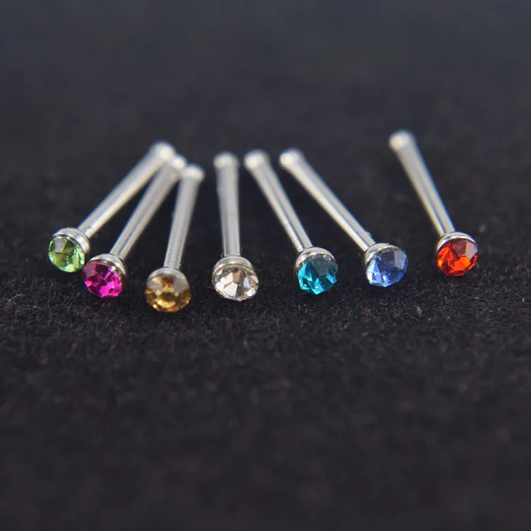 

Nose Ring40pcs/box Fashion Body Accessories Nose Spike Surgery Steel Pierced Earring Pierced Jewelry