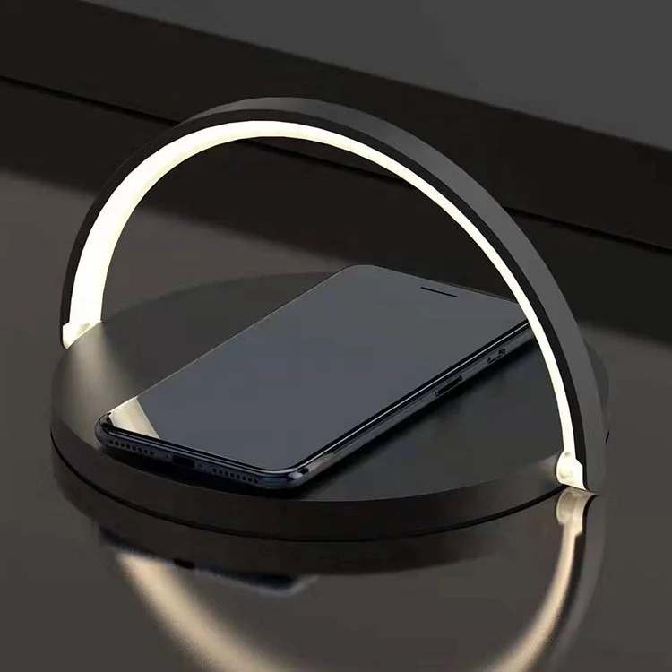 

TOYOUMI Desk Lamp Wireless Charger Fashion Design with USB Charger Phone Holder