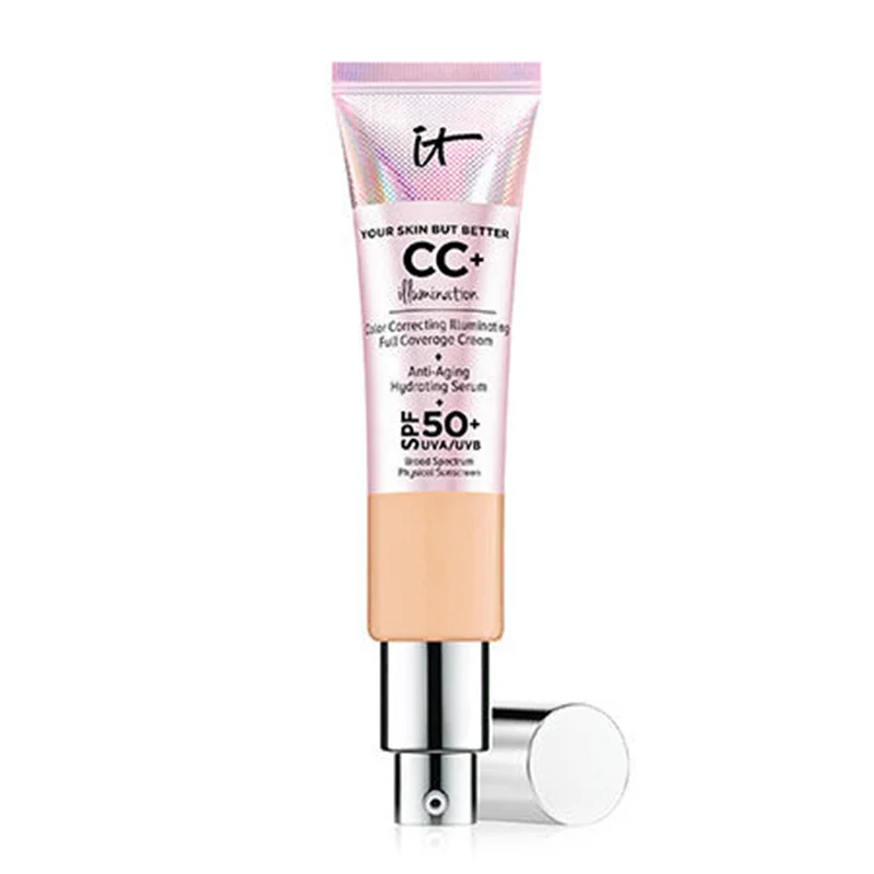 

For Face It cosmetic It Your Skin But Better CC+ illumination Color Correcting illuminating Full Coverage Cream spf 50+ uva/uvb, 3colors