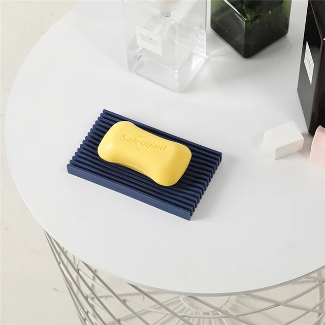 

Personalized Double-sided Soap Box Bathroom Countertop Placed Type Face Soap Mop Household Storage Tool, As photo