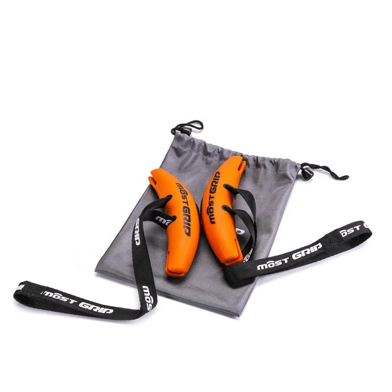 

OEM gym use squat rack equipment accessories TPR pull up bar handle, Orange