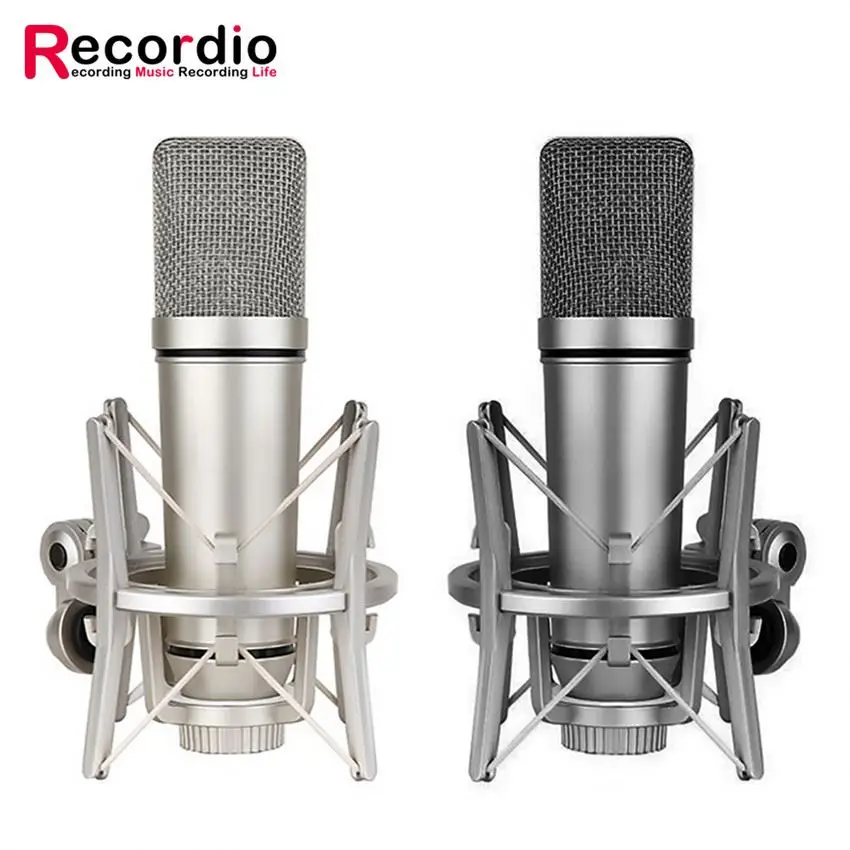 

GAM-U87 New Design Condenser Microphone With Microphone Arm With Great Price, Champagne