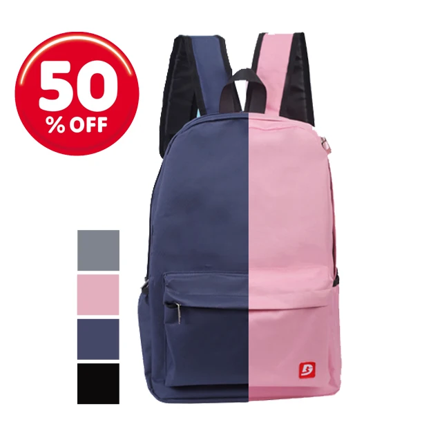 

Other backpacks 50% off Lightweight Water Resistant large capacity backpack bag with laptop compartment, Black/pink/grey/blue