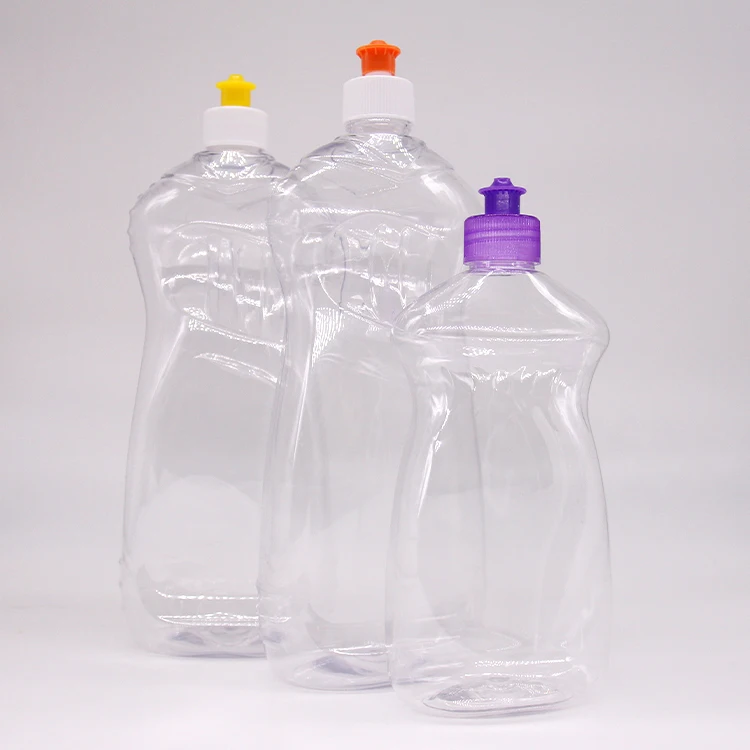 

500 Ml Flip Top Dish Wash Pet Bottle Liquid Soap Refillable Empty Packaging Container