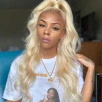 

Suttie Raw ombre 613 blonde Virgin Human hair body wave Bundles with frontal baby hair