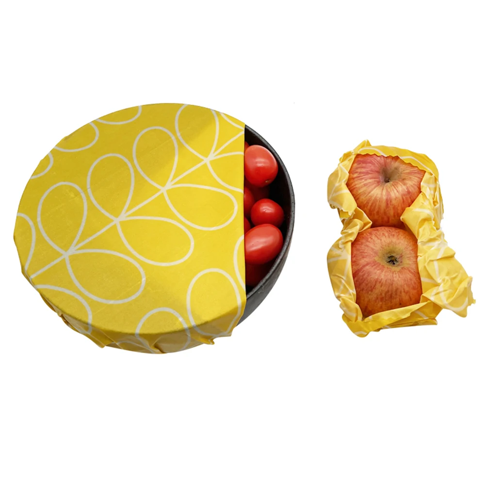 

Safety and sanitary cheap environmental reusable storage bee wax food wrap