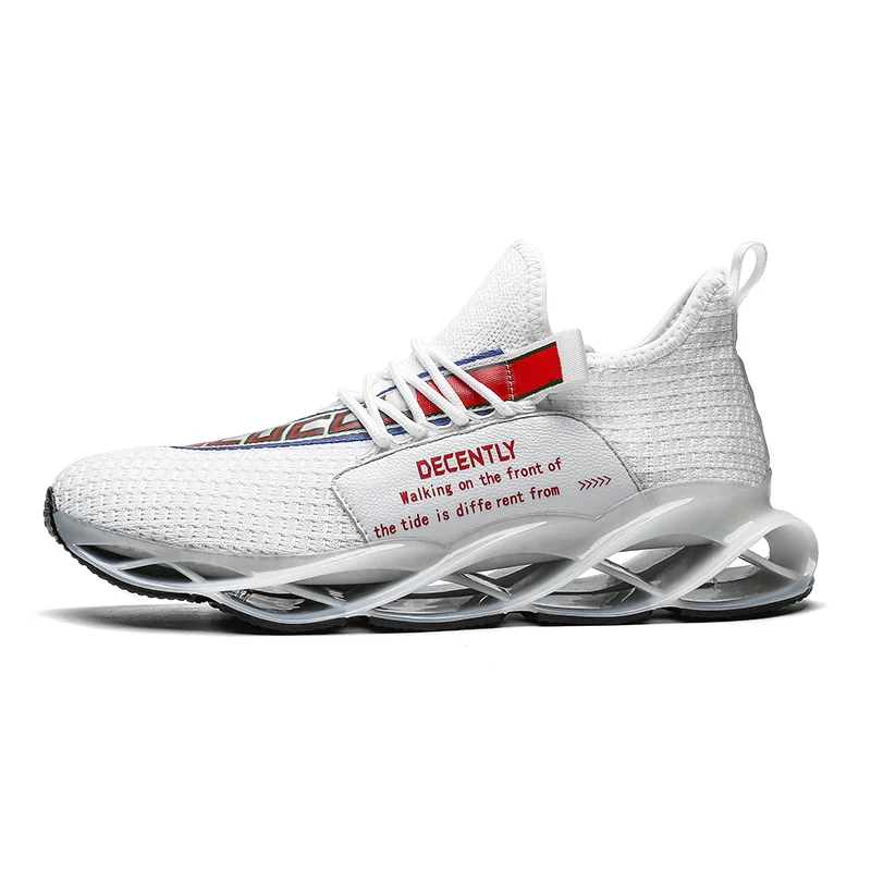 

JInjiang Safety Light Up comfortable Custom Oem Tennis shoe Pu leather trainers casual sport sneakers men shoes, White black