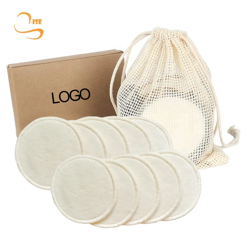

Cotton Seam Round Soft Hemp Cotton Makeup Facial Cleansing Pads Non-plastic Reusable Hemp Washable Wipes