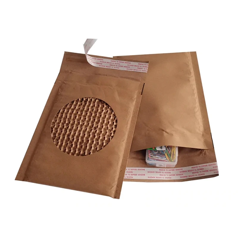 

Custom Logo Recyclable Biodegradable Brown Expandable Mailer Paper Bag Honeycomb Express Courier Mailer Bags