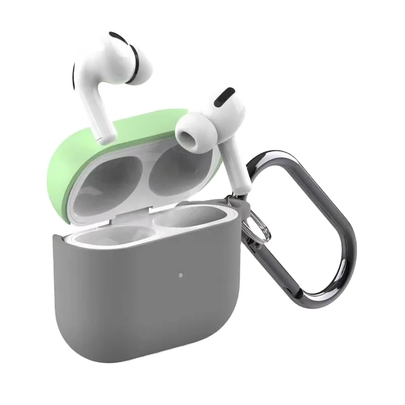 

Low MOQ Waterproof Earphone protective sleeve Silicone Wireless Headset Case, 2 colors