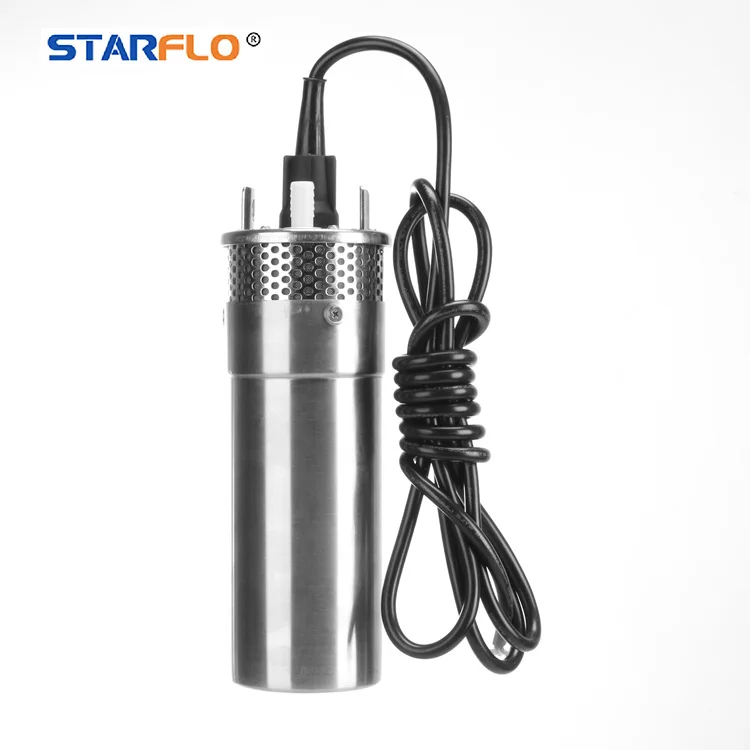 

STARFLO 720LPH 100M 12V / 24V available price deep well irrigation water dc solar submersible pump in India