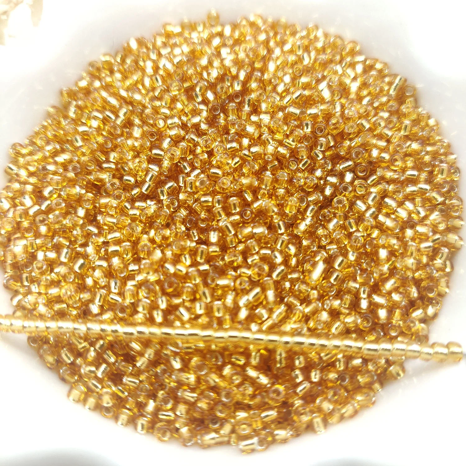 

Wholesale Round Rocaille 2mm 3mm 4mm Glass Seed Beads For jewelry making, Colorful