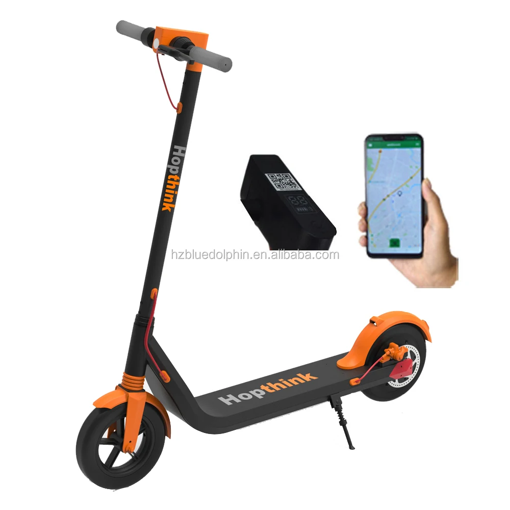 

GPS location electric scooters E-scooter with App unlock 10inch iot scooter, Orange black red yellow blue green etc.