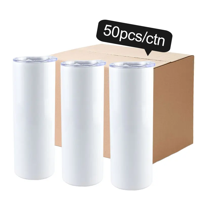 

20 30 oz skinny double walled vacuum insulated 20oz sublimation blanks straight stainless steel coffee tumbler cups in bulk