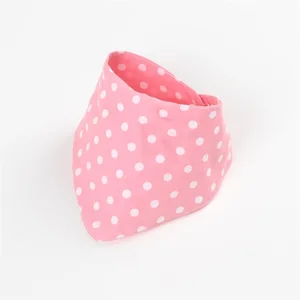 Image of Wholesale Custom Printed Logo Cotton Plain Triangle Pet Cat Scarf Saliva Towel Dog Bandana