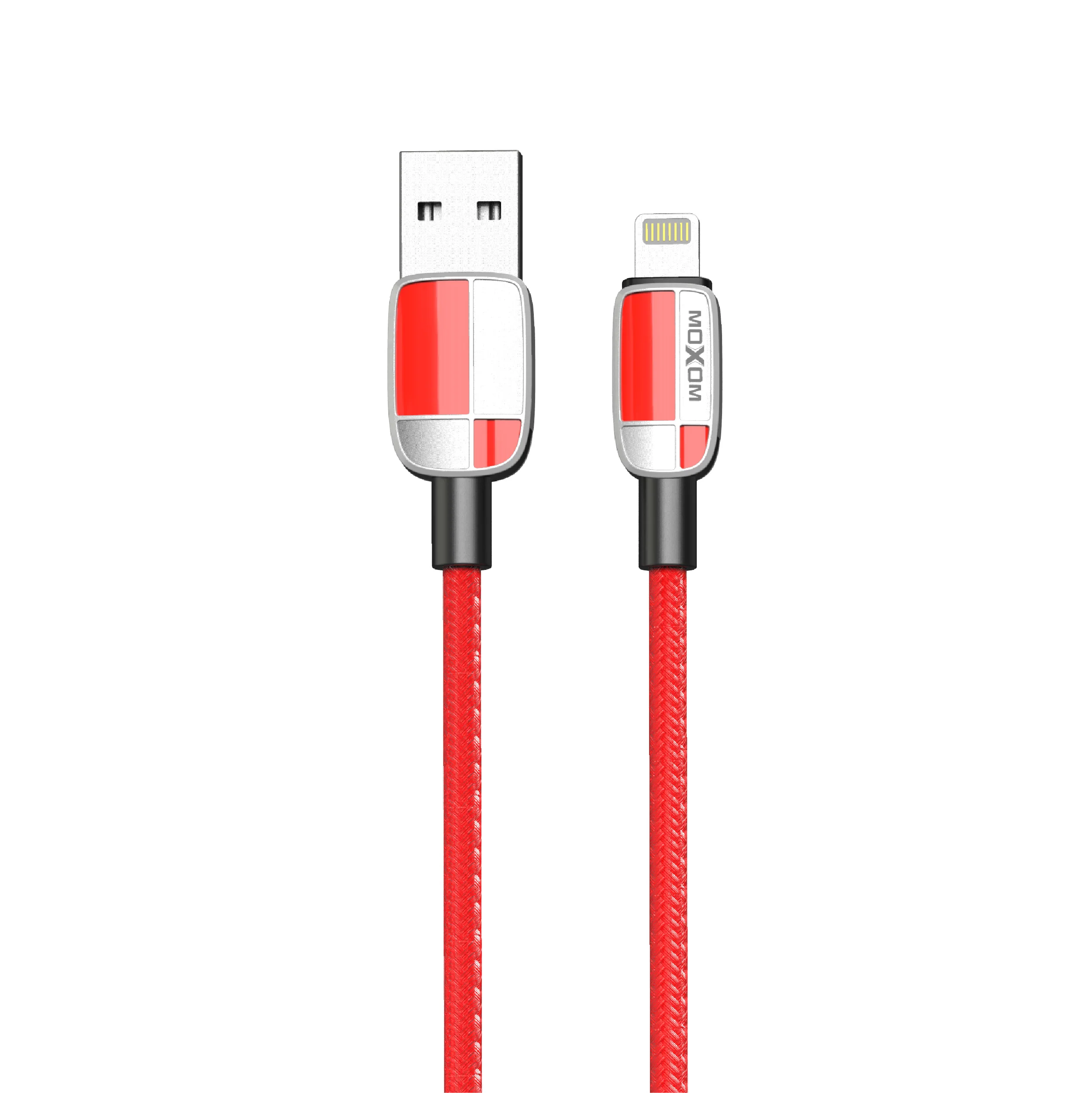 

MOXOM Enamel Effect Data Cable 3A Fast Charging USB Phone Accessories Charger Cable