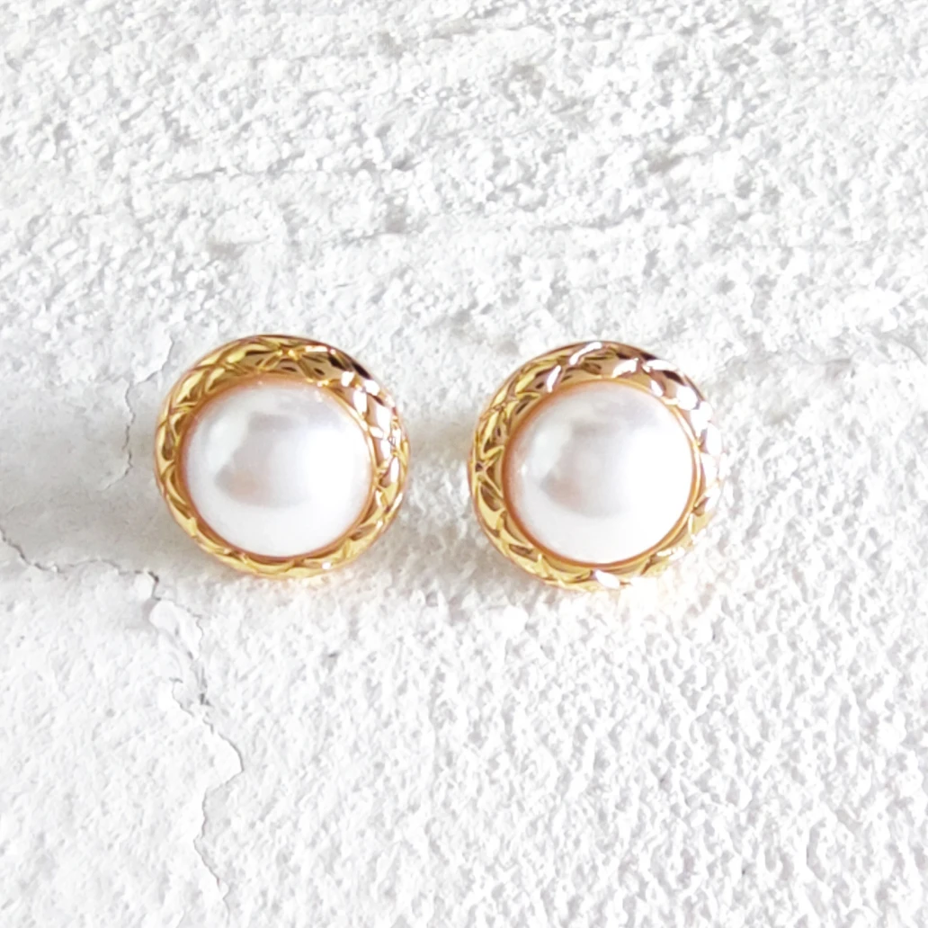 

Wholesale Pearl Stud Earrings Bijoux Gold Plated Lasted Arrival Accessory Ear Clip