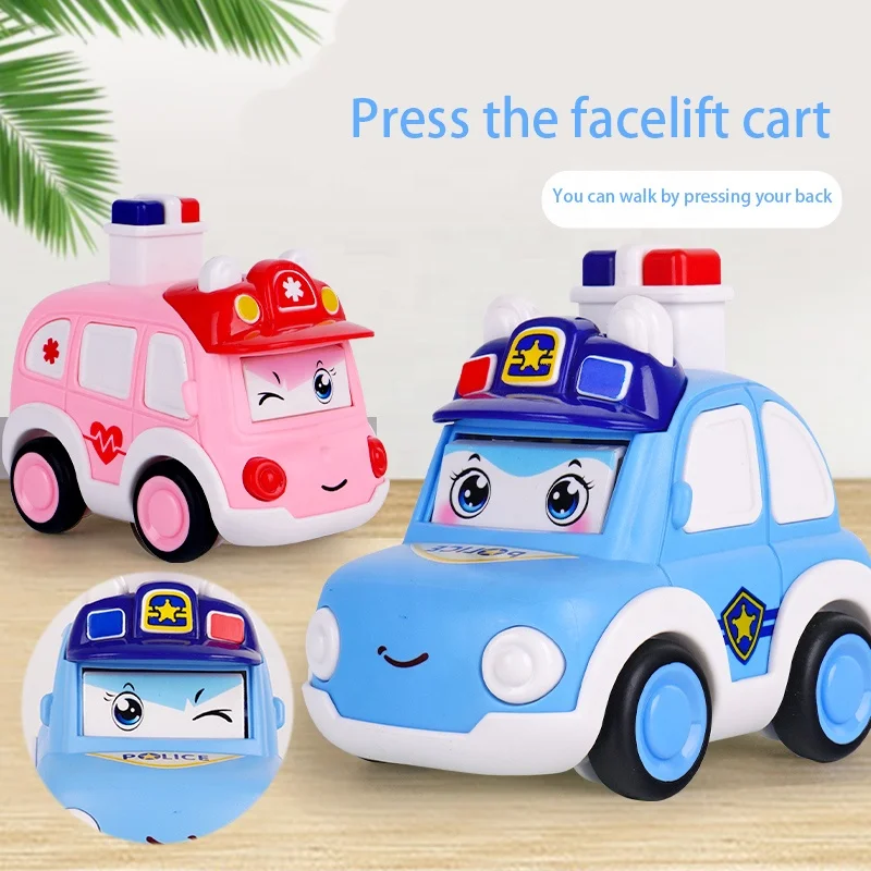 

Baby press inertial police car boy 2-3 years old 4-force ambulance small car boy children toy car