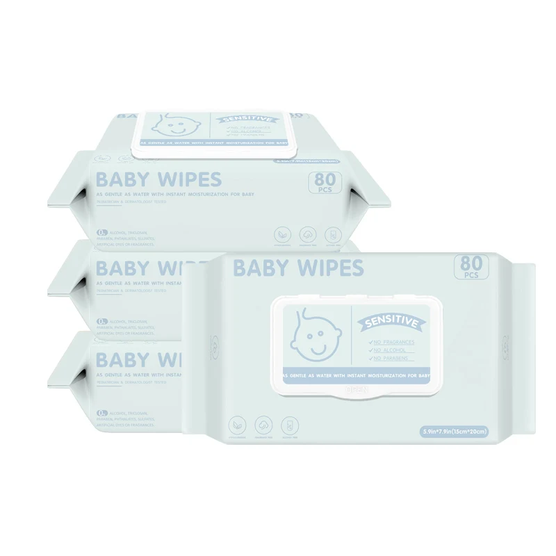 

Free Samples of Hospital 80 Pcs Alcohol Free Baby Wipe Malaysia Spunlace Non Woven Fabric Manufacturer Wet Wipe