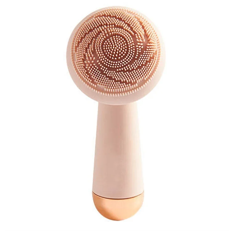 

In Stock Flaw-less Silicone Electric USB Recharge Facial Cleansing Brush Skin Care Cleansing Machine Face Wash Brush