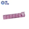 Plastic fancy travel mini medical 7 day pill box organizer