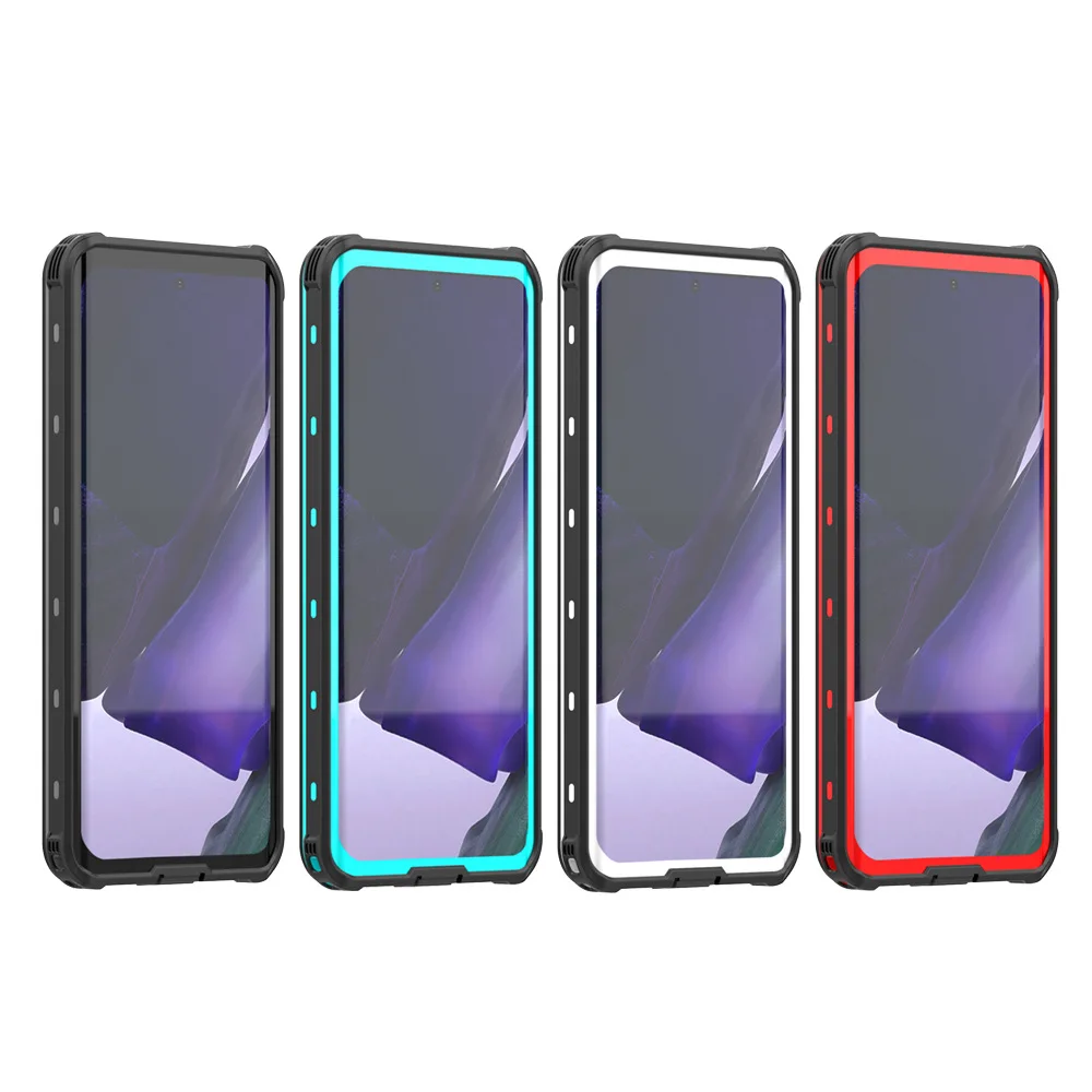 

For Samsung S9-S21 Ultra Super Luxury Sealed 360 Cover Waterproof Phone Case