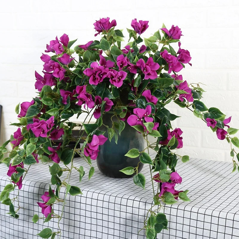 

YAYUN A-1073 60CM Artificial Real Touch Bougainvillea Hanging Bush