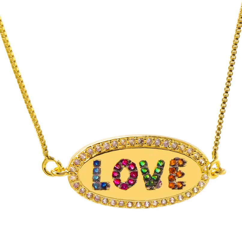 

Customized Valentine'S Day oval shaped Love letter Necklace Jewelry SL-N028 valentine's day jewelry