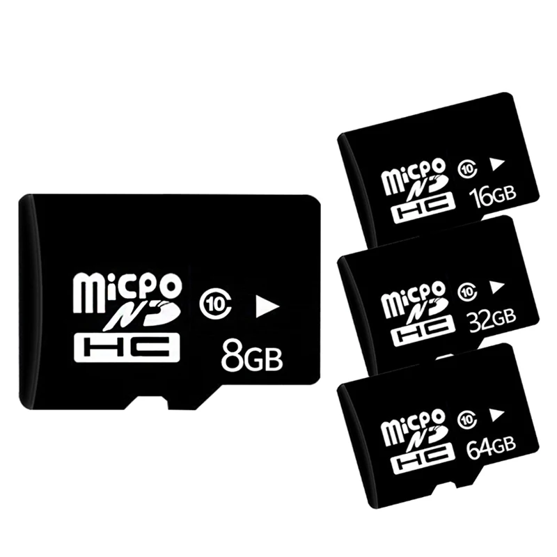 

High Speed 100% Full Capacity U3 SD Card Memory 8gb 16gb 32gb 64gb Class 10 TF Micro Memory Card, Black