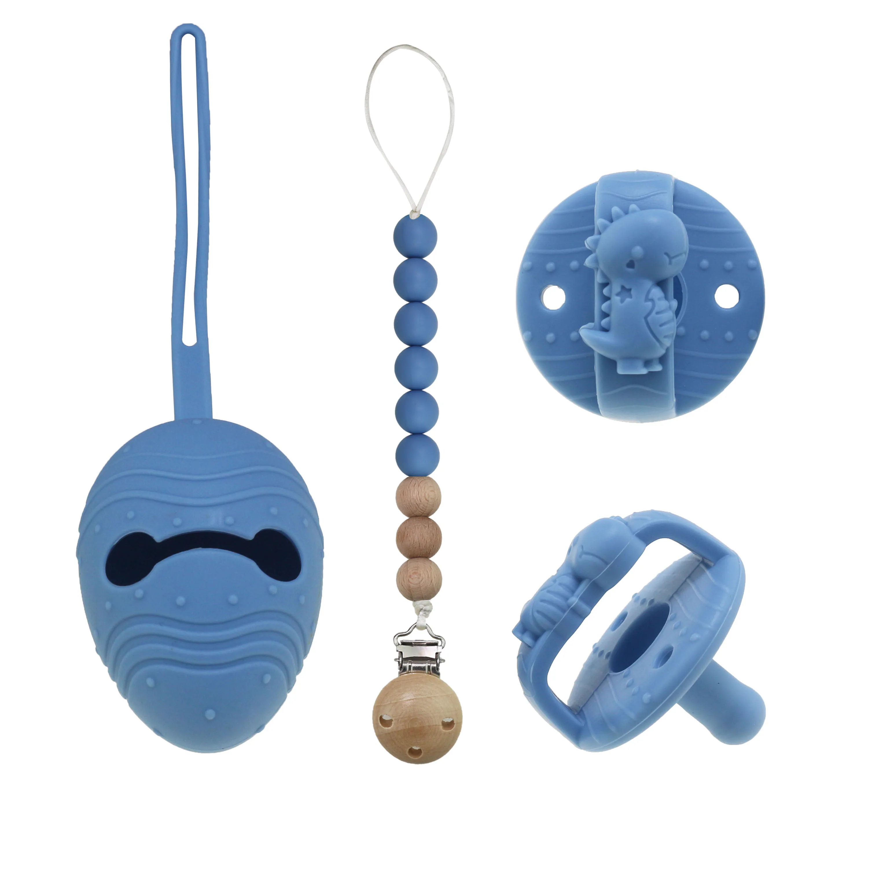 

Infant Pacifier Clips Case Box Toddler Pacifier Holder Container Baby Silicone Pacifier Case