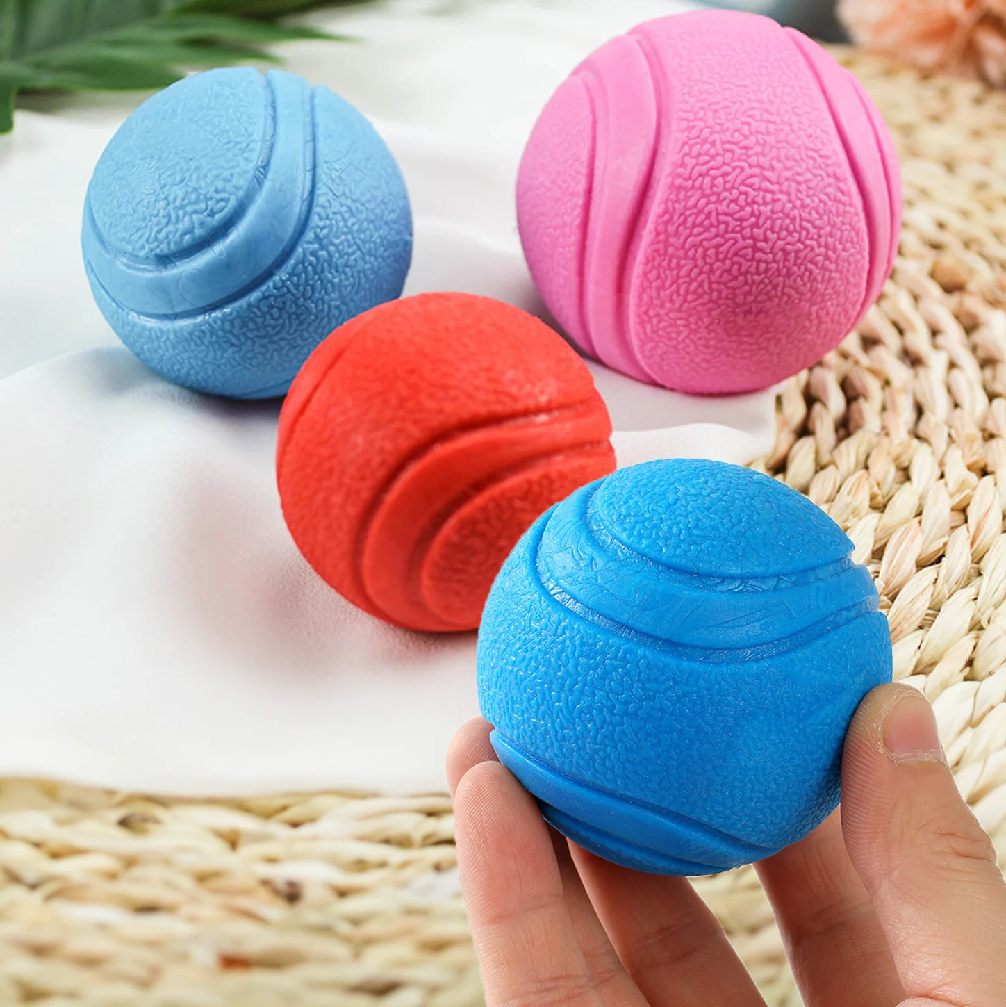 

Natural TPR Foam Indestructible Durable Training Outdoor Pet Dog Toy Chew Training Ball