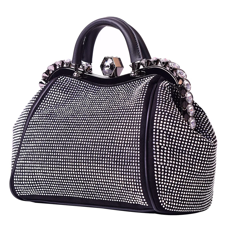 

wholesale trendy luxury red leather shoulder handbags for women ladies, Black,red,brown,silver