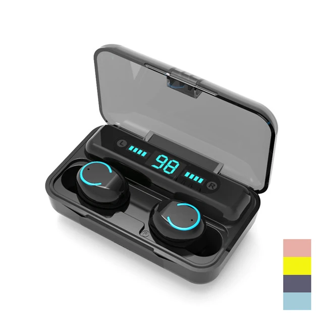 

Color Waterproof Noise Canceling F9 - 9 Headphone OEM Mini In-ear TWS Wireless Stereo BT Earphone Earbud