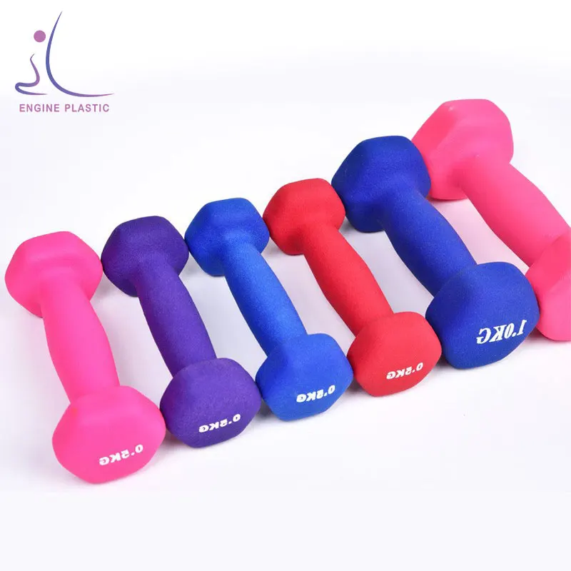 

ENGINE Home Workouts Strength Training Neoprene Coated Rubber Dumbbells Buy Online, Black,red,blue,purple,pink.