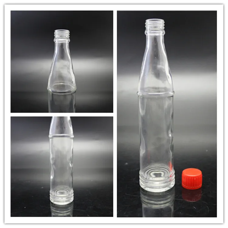 shanghai factory sale soy sauce glass bottle 52ml with  cap
