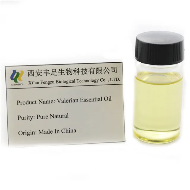

Private Label Pure Root Extract Essential Valerian Oil, Green to brown liquid