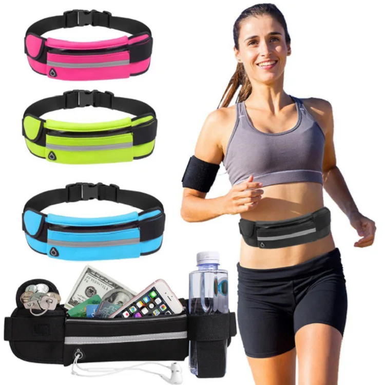 

2020 Fashion Wholesale Customize Anti-theft Waterproof Outdoor Sports Waist Bag, As pic show