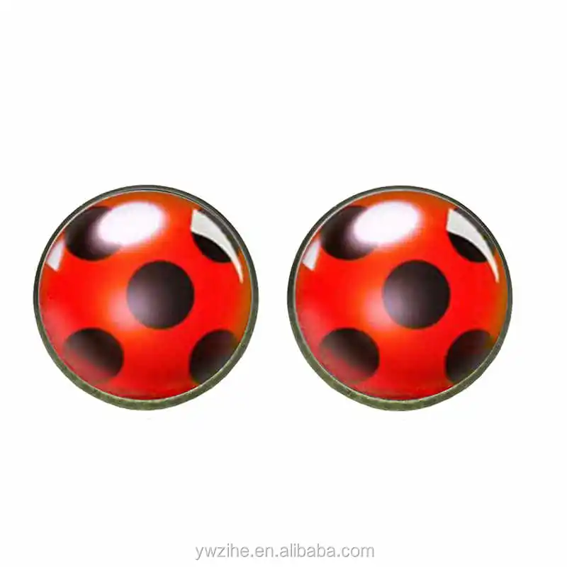 Miraculous ladybug ladybug earrings discount