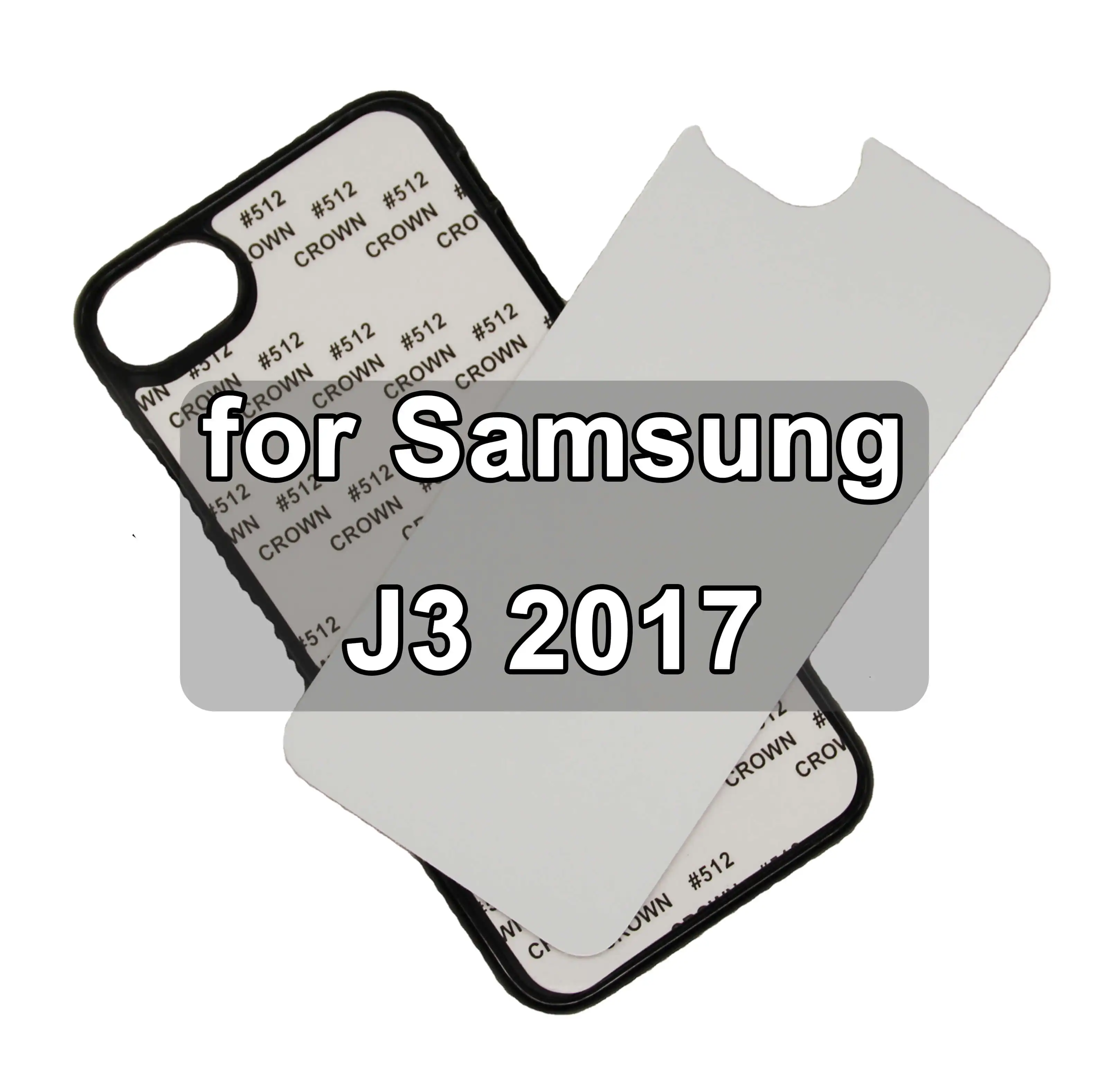 

Zhike for Funda Para Celular Coque Telephone White Clear Rubber Blanks PC TPU Samsung J3 2017 Cellphone Sublimation Phone Case