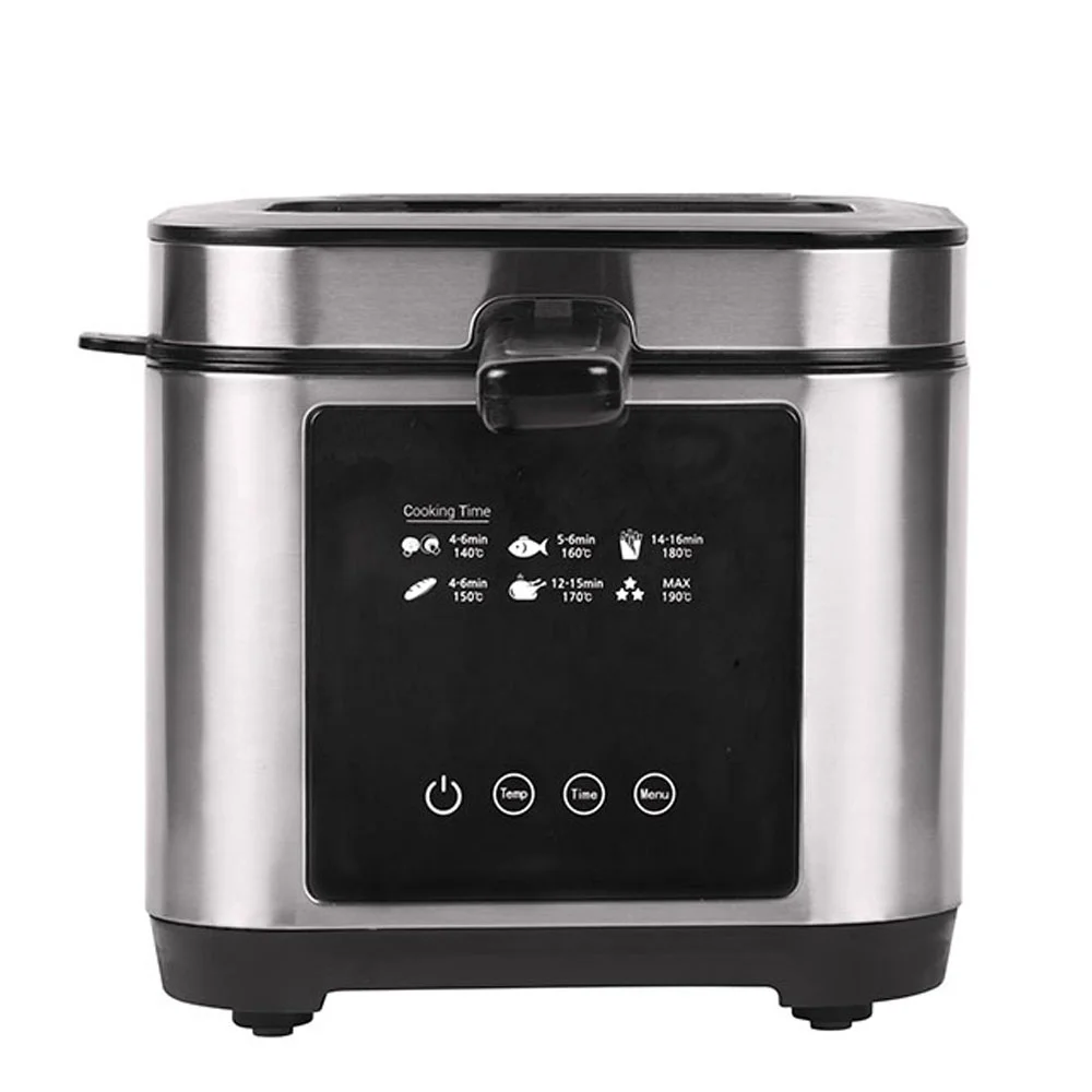 900w Automatic Chicken Deep Fryer Machine 1.5l Electric Deep Fryer