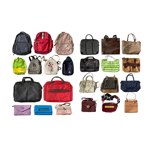 

Branded Mix Ladies Bundle Used Leather Hand Bags Bales From Korea Second Hand Designer Bag In Bale Japan Used School Bag