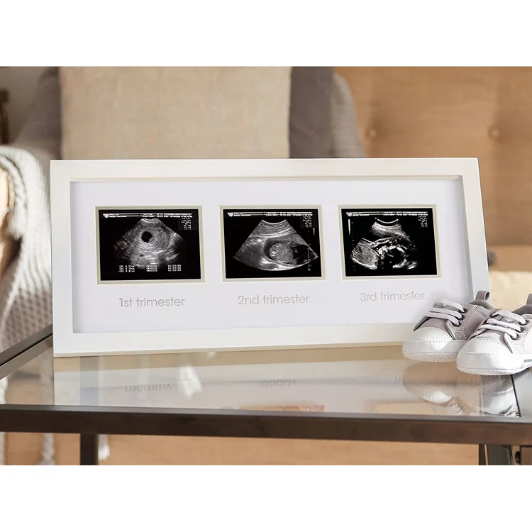 Special gifts 40x18cm baby sonogram photo frame for living room