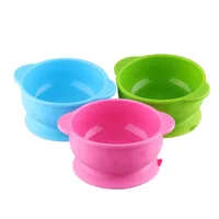 

OEM service bpa free feeding supplies baby silicone suction cup bowl