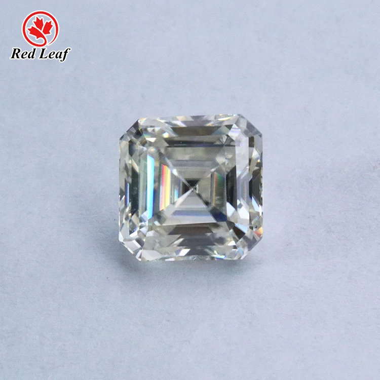 

Redleaf moissanite loose 2mm*2mm-11mm*11mm asscher cut certified vvs moissanite