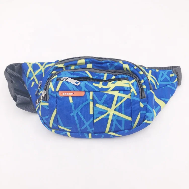 

Custom Big Camouflage Blank Nylon Belt Pouch Fitness Gym Waterproof Funny Pack Waist Bag, Customized color