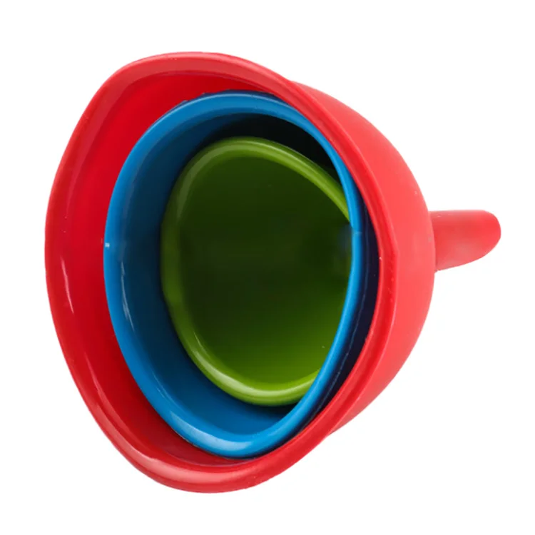Amazon Top Seller Wholesale New Trending Popular Products   Kitchen Funnel Silicone Liquid Funnel Kitchenware