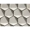 3d Cube Thassos White Modern Marble Mosaic