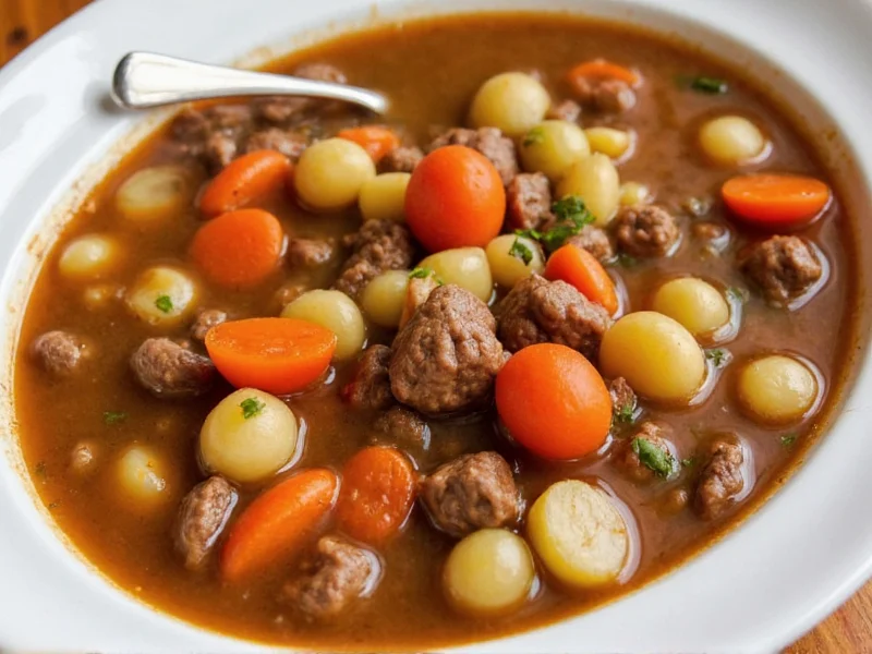 Perfect Slow Cooker Beef Vegetable Soup Recipe