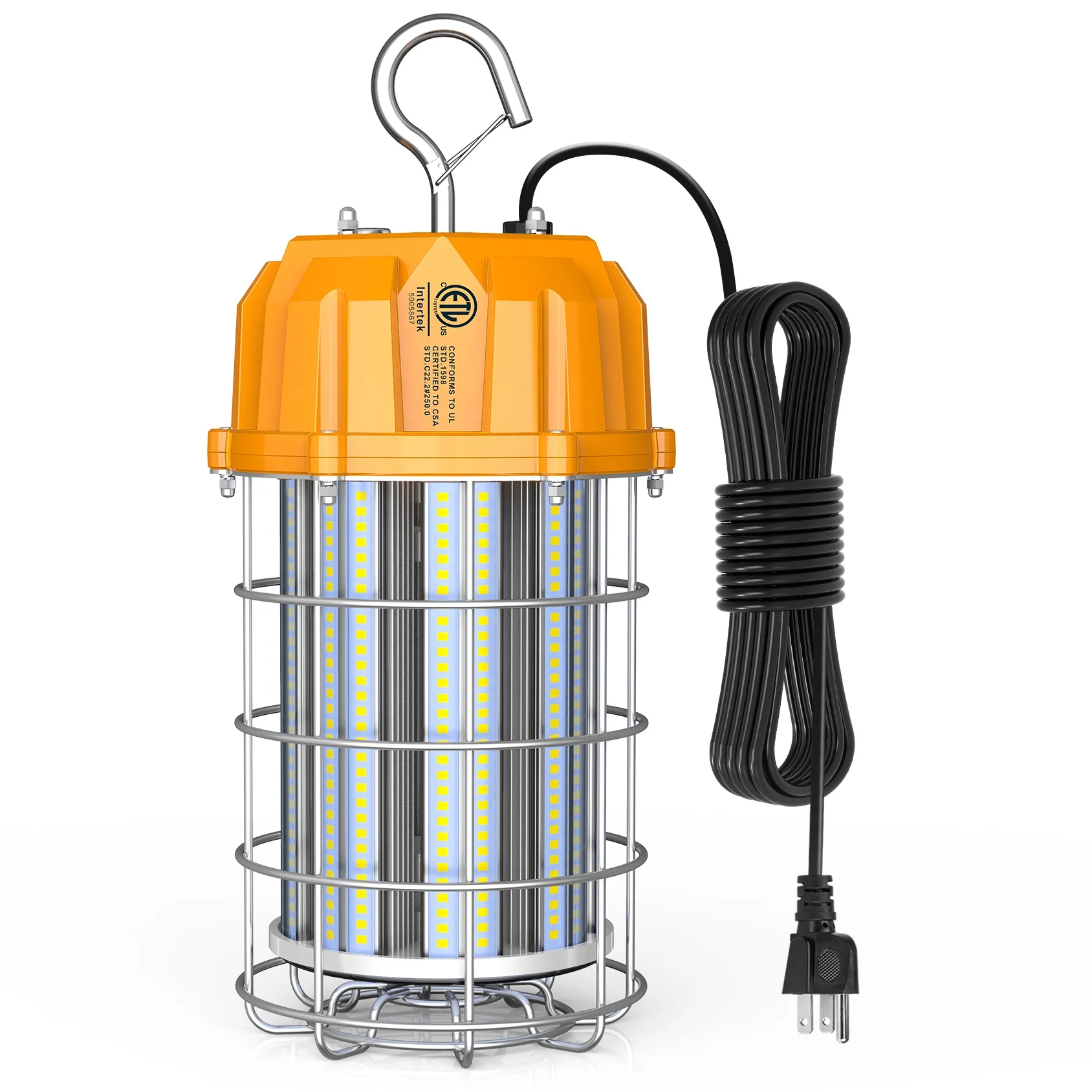 

ETL on&off switch 150wwatt temporary led work light 120V Portable Work Light Fixture for Construction Lighting